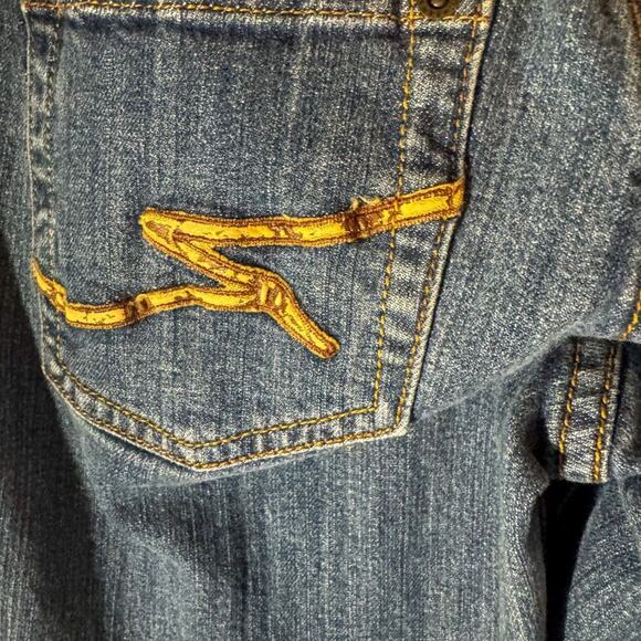 Y2K Vintage Seven7 Jeans Low Rise Bootcut Flare - Picture 6 of 7